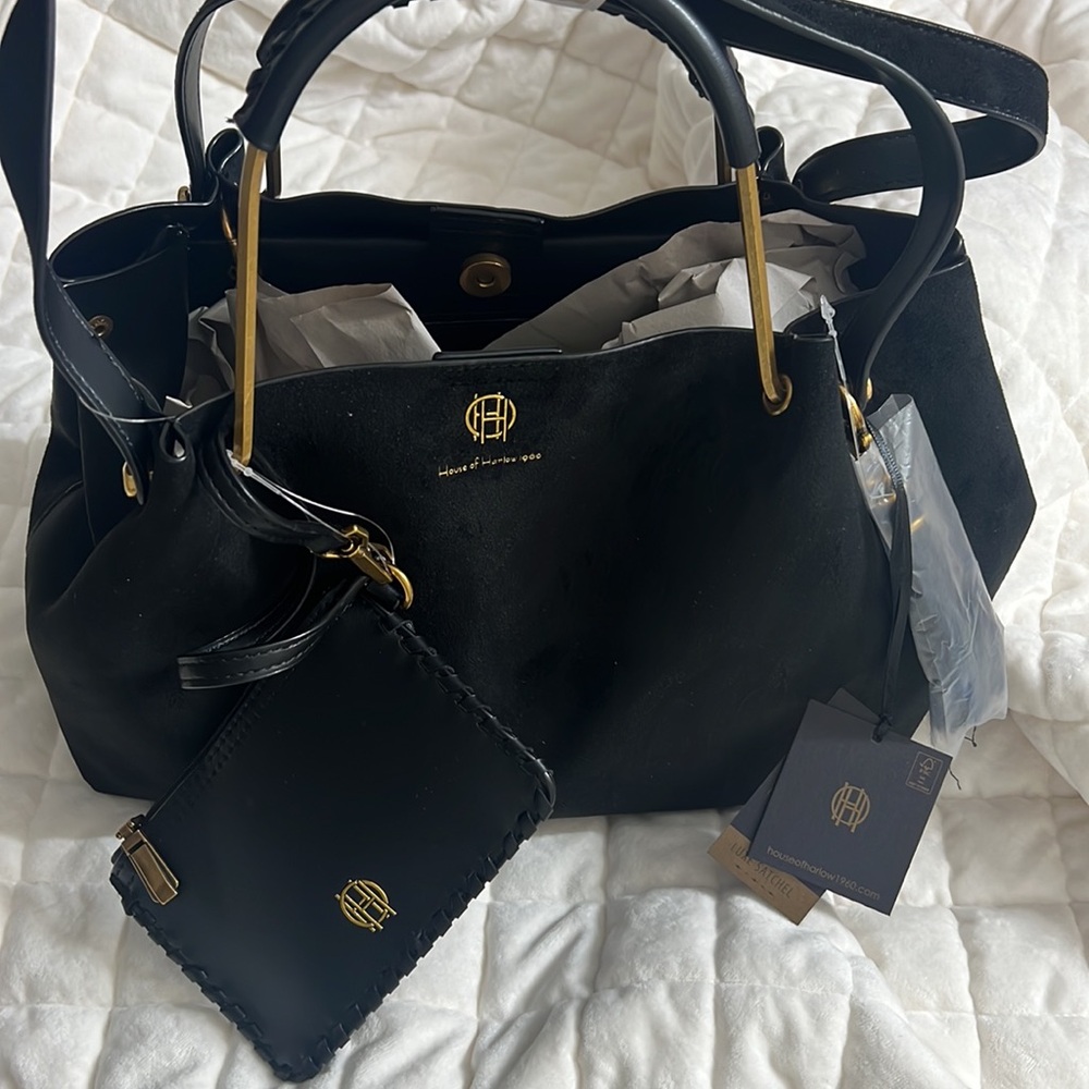 House of Harlow 1960 Luxe Satchel - Picture 3 of 15